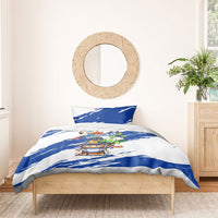 Honduras Independence Day Bedding Set Honduran Cultural Heritage Patriotic Symbols Vibrant