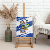 Honduras Independence Day Canvas Wall Art Honduran Cultural Heritage Patriotic Symbols Vibrant