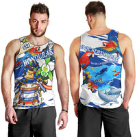 Honduras Independence Day Men Tank Top Honduran Cultural Heritage Patriotic Symbols Vibrant