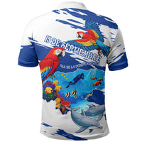 Honduras Independence Day Polo Shirt Honduran Cultural Heritage Patriotic Symbols Vibrant