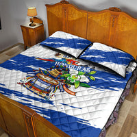 Honduras Independence Day Quilt Bed Set Honduran Cultural Heritage Patriotic Symbols Vibrant