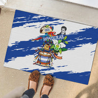Honduras Independence Day Rubber Doormat Honduran Cultural Heritage Patriotic Symbols Vibrant