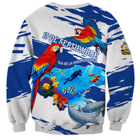 Honduras Independence Day Sweatshirt Honduran Cultural Heritage Patriotic Symbols Vibrant
