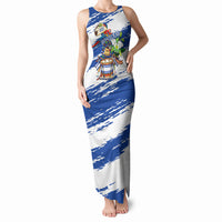 Honduras Independence Day Tank Maxi Dress Honduran Cultural Heritage Patriotic Symbols Vibrant