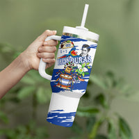 Honduras Independence Day Tumbler With Handle Honduran Cultural Heritage Patriotic Symbols Vibrant