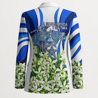 Honduras Independence Day Blazer Mayan Temple White Orchid Patriotic