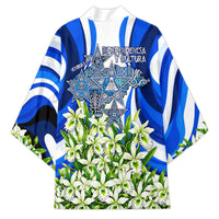 Honduras Independence Day Kimono Mayan Temple White Orchid Patriotic