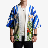 Honduras Independence Day Kimono Mayan Temple White Orchid Patriotic