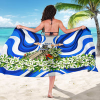 Honduras Independence Day Sarong Mayan Temple White Orchid Patriotic