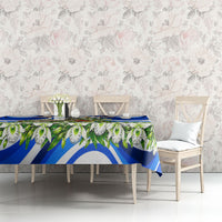 Honduras Independence Day Tablecloth Mayan Temple White Orchid Patriotic