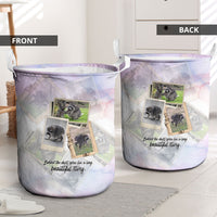Jimothy The Raccoon Short Spines Long Story Laundry Basket Vintage Polaroid Scrapbook Photography Collage