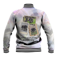 Jimothy The Raccoon Short Spines Long Story Baseball Jacket Vintage Polaroid Scrapbook Photography Collage