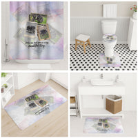 Jimothy The Raccoon Short Spines Long Story Bathroom Set Vintage Polaroid Scrapbook Photography Collage
