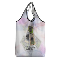 Jimothy The Raccoon Short Spines Long Story Grocery Bag Vintage Polaroid Scrapbook Photography Collage