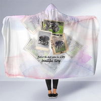 Jimothy The Raccoon Short Spines Long Story Hooded Blanket Vintage Polaroid Scrapbook Photography Collage