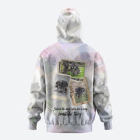 Jimothy The Raccoon Short Spines Long Story Hoodie Vintage Polaroid Scrapbook Photography Collage