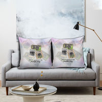Jimothy The Raccoon Short Spines Long Story Pillow Cover Vintage Polaroid Scrapbook Photography Collage