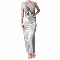 Jimothy The Raccoon Short Spines Long Story Tank Maxi Dress Vintage Polaroid Scrapbook Photography Collage