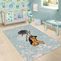 Jimothy The Raccoon And Dogs Area Rug Different Species Same Build Inspirational Heart