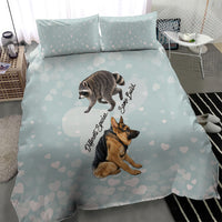 Jimothy The Raccoon And Dogs Bedding Set Different Species Same Build Inspirational Heart
