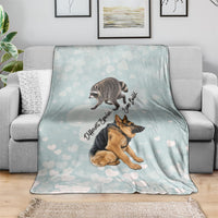 Jimothy The Raccoon And Dogs Blanket Different Species Same Build Inspirational Heart