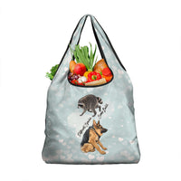 Jimothy The Raccoon And Dogs Grocery Bag Different Species Same Build Inspirational Heart