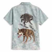 Jimothy The Raccoon And Dogs Hawaiian Shirt Different Species Same Build Inspirational Heart