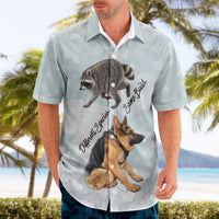 Jimothy The Raccoon And Dogs Hawaiian Shirt Different Species Same Build Inspirational Heart
