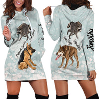 Jimothy The Raccoon And Dogs Hoodie Dress Different Species Same Build Inspirational Heart