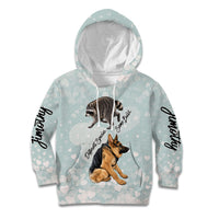 Jimothy The Raccoon And Dogs Kid Hoodie Different Species Same Build Inspirational Heart