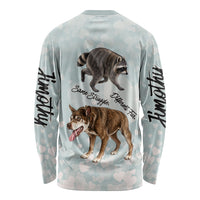 Jimothy The Raccoon And Dogs Long Sleeve Shirt Different Species Same Build Inspirational Heart