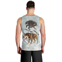 Jimothy The Raccoon And Dogs Men Tank Top Different Species Same Build Inspirational Heart