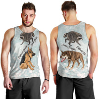 Jimothy The Raccoon And Dogs Men Tank Top Different Species Same Build Inspirational Heart