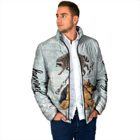 Jimothy The Raccoon And Dogs Padded Jacket Different Species Same Build Inspirational Heart