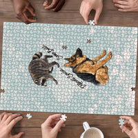 Jimothy The Raccoon And Dogs Puzzle Different Species Same Build Inspirational Heart