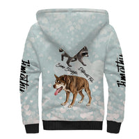 Jimothy The Raccoon And Dogs Sherpa Hoodie Different Species Same Build Inspirational Heart