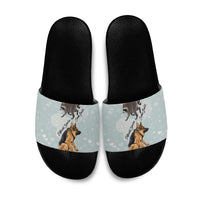 Jimothy The Raccoon And Dogs Slide Sandals Different Species Same Build Inspirational Heart