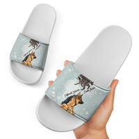 Jimothy The Raccoon And Dogs Slide Sandals Different Species Same Build Inspirational Heart
