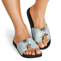 Jimothy The Raccoon And Dogs Slide Sandals Different Species Same Build Inspirational Heart