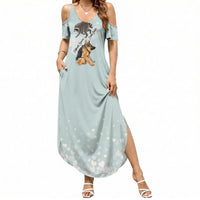 Jimothy The Raccoon And Dogs Summer Maxi Dress Different Species Same Build Inspirational Heart