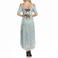 Jimothy The Raccoon And Dogs Summer Maxi Dress Different Species Same Build Inspirational Heart