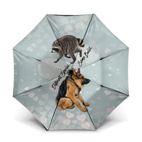 Jimothy The Raccoon And Dogs Umbrella Different Species Same Build Inspirational Heart
