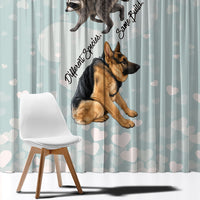 Jimothy The Raccoon And Dogs Window Curtain Different Species Same Build Inspirational Heart