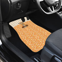 Corgi Powered By Treats And Short Legs Car Mats Royal Crown Low Rider Funny Dog Quote Paw