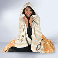 Corgi Powered By Treats And Short Legs Hooded Blanket Royal Crown Low Rider Funny Dog Quote Paw