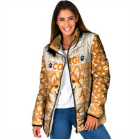 Corgi Powered By Treats And Short Legs Padded Jacket Royal Crown Low Rider Funny Dog Quote Paw