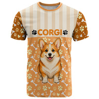 Corgi Powered By Treats And Short Legs T Shirt Royal Crown Low Rider Funny Dog Quote Paw