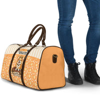 Corgi Powered By Treats And Short Legs Travel Bag Royal Crown Low Rider Funny Dog Quote Paw