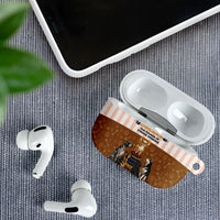 Chihuahua Five Pounds Of Strong Opinions AirPods Case Funny Dog Quote Paw Print Pattern