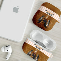 Chihuahua Five Pounds Of Strong Opinions AirPods Case Funny Dog Quote Paw Print Pattern